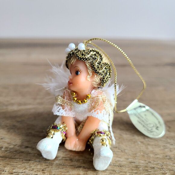 Heirloom ornaments snow angels from Ashton Drake. Christmas decorations. - Picture 4 of 15